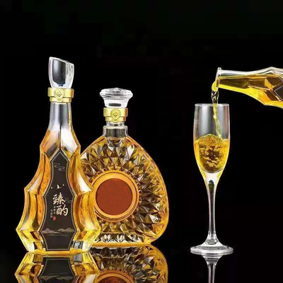 375 ml 500 ml 700 ml extra flint glasflessen voor sterke dranken Brandy Rum Tequila Merken