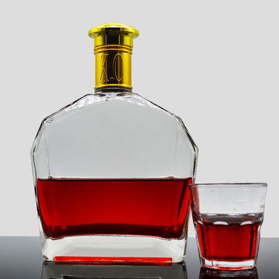 375 ml 500 ml 700 ml extra flint glasflessen voor sterke dranken Brandy Rum Tequila Merken