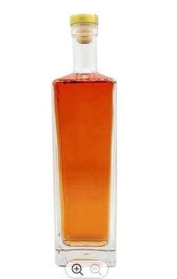 500 ml 750 ml op maat gemaakte heldere glazen fles voor whisky Brandy Tequila Gin Vodka