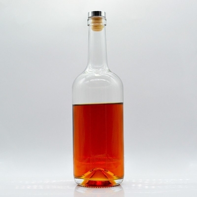 Custom Design 75cl Whisky Fles 0.75l Extra Flint Cork Vodka Fles met gratis monster