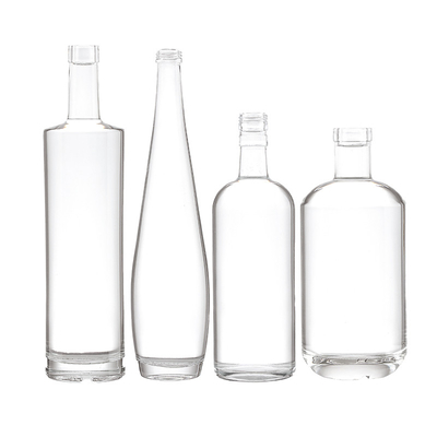 Super Flint glasmateriaal 600 ml glazen drankfles voor op maat gemaakt ontwerp en logo drukken