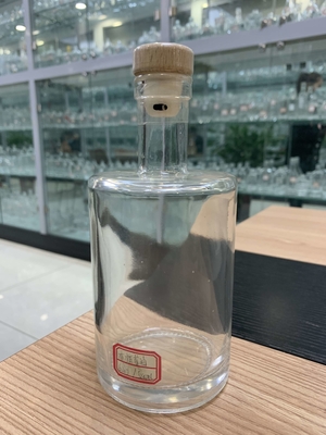 Super Flint glas 70cl 1 liter grote mond glasfles voor gedistilleerde dranken Liquor Transparent leeg