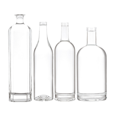 750 ml aangepaste glasfles met ingraving en aanvaardbaar klantlogo