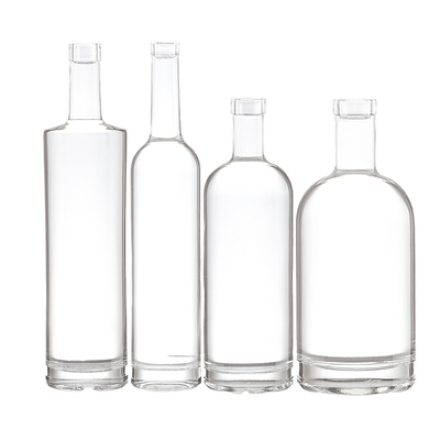 750 ml aangepaste glasfles met ingraving en aanvaardbaar klantlogo