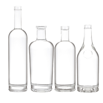 750 ml aangepaste glasfles met ingraving en aanvaardbaar klantlogo