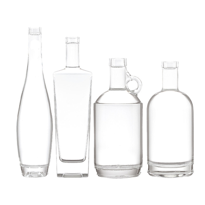750 ml aangepaste glasfles met ingraving en aanvaardbaar klantlogo