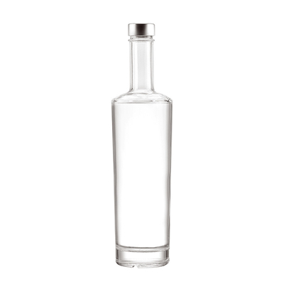 Super Flint Glasmateriaal Donkere vierkant drankflessen voor OEM/ODM 200ml 500ml 750ml 1L