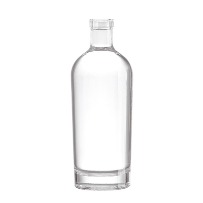 Super Flint Glasmateriaal Donkere vierkant drankflessen voor OEM/ODM 200ml 500ml 750ml 1L