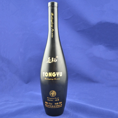 Lege glasflessen voor drank en wijn 500 ml 750 ml 1000 ml Ronde vorm