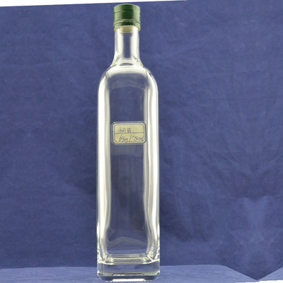 Lege glasflessen voor drank en wijn 500 ml 750 ml 1000 ml Ronde vorm
