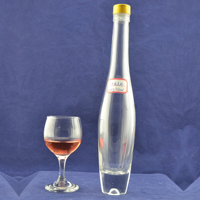 Lege glasflessen voor drank en wijn 500 ml 750 ml 1000 ml Ronde vorm