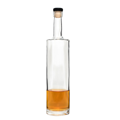 500 ml 750 ml Vierkante Frosted Leeg Custom Alcoholische Drank Tequila Whiskey Gin Decoratieve Glasflessen