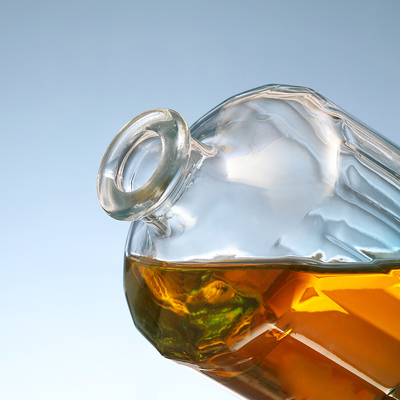 500 ml 750 ml luxe wijnglasflessen met Super Flint-materiaal en kurkkap