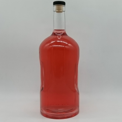 Gepersonaliseerde Super Flint Glass lege fles voor 1750 ml Whisky Spirit in Californië