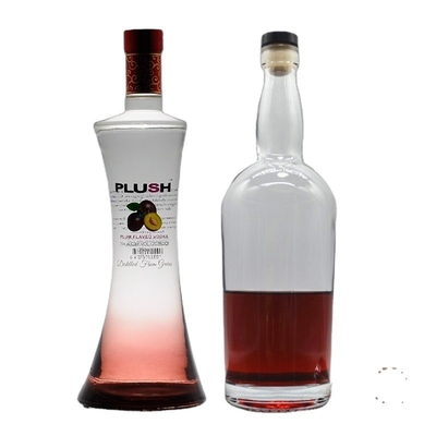 750 ml glazen cilinder whisky vodka fles 700 ml 500 ml wijn glas glazuur voor drank