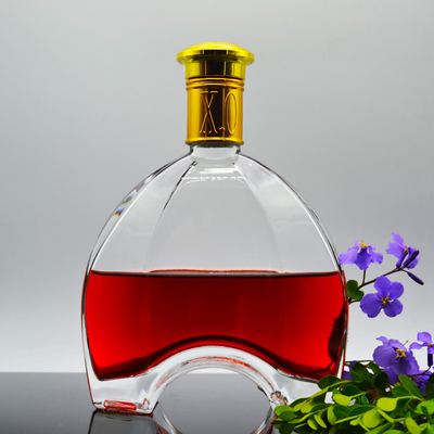 Glasflessen 750 ml lege bevroren Super Flint Spirits Liquorflessen met kurktop