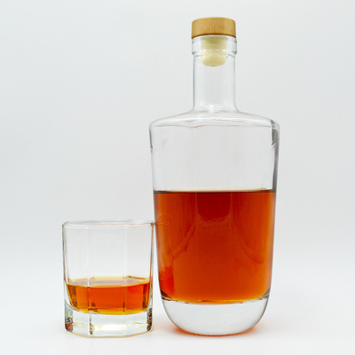 Hoogwaardige helder brandy rum flessen 500ml 700ml 750ml met uitstekend vakmanschap