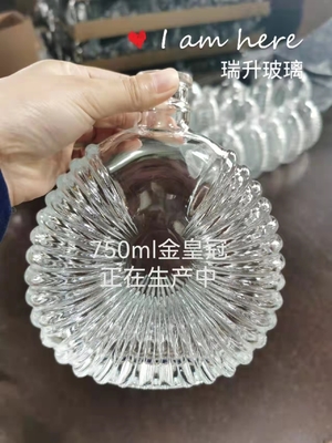 500 ml Olijfolie Spirituous Liquor Leeg 700 ml 750 ml Zwarte Vodka Whiskey Glasflessen