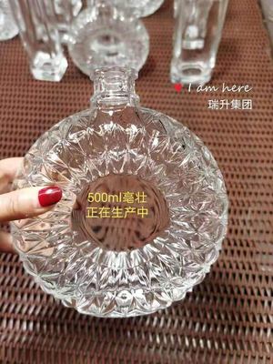 500 ml Olijfolie Spirituous Liquor Leeg 700 ml 750 ml Zwarte Vodka Whiskey Glasflessen
