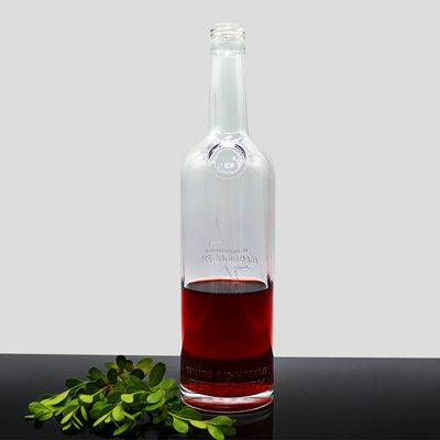 Uniek lichtblauw whisky pistool in de vorm van een 700 ml 500 ml lege ginfles voor alcohol