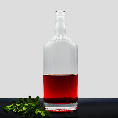 Uniek lichtblauw whisky pistool in de vorm van een 700 ml 500 ml lege ginfles voor alcohol