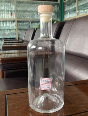 Basismateriaal Kristalglas 500 ml 700 ml lege vodka wijnfles met kurken