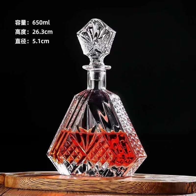 500 ml/650 ml/700 ml/800 ml kristalwit glas wijn decanter voor topkwaliteit brandy vodka