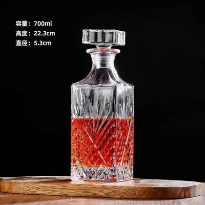500 ml/650 ml/700 ml/800 ml kristalwit glas wijn decanter voor topkwaliteit brandy vodka