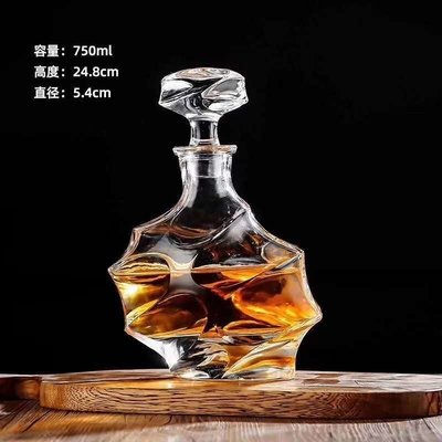 500 ml/650 ml/700 ml/800 ml kristalwit glas wijn decanter voor topkwaliteit brandy vodka