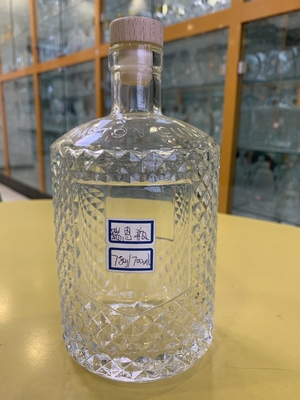 Basismateriaal Kristalglas 500 ml 700 ml lege vodka wijnfles met kurken