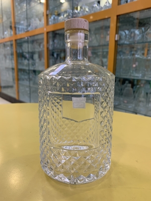 Basismateriaal Kristalglas 500 ml 700 ml lege vodka wijnfles met kurken