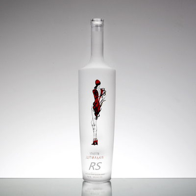 Op maat gemaakte 750 ml heldere glazen flessen voor alcoholverzegeling