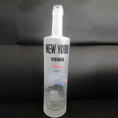 Glas lichaam lege cilinder spirit 750 ml whisky vodka drank fles glazuur 700 ml 500 ml