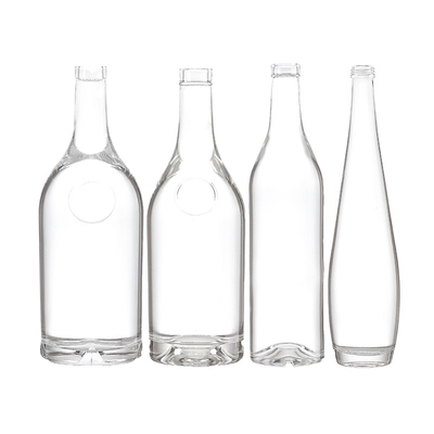 Duidelijke op maat gemaakte 750 ml Pewter metalen etiketten voor Rum Whiskey Vodka Gin Spirits Glasfles