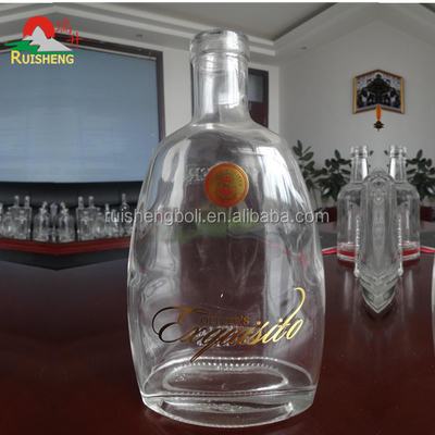 Super Flint Glas Leeg 1.5L 2 Liter Glas Wijnfles Met Stop