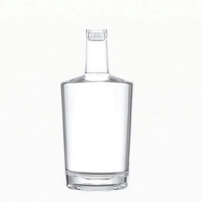 Super Flint Glass 750 ml fles voor Brandy Rum Vodka in zwarte verpakking en materiaal