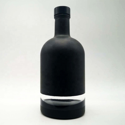 Super Flint Glas Vodka Spirit Glasfles met Guala Cap en Embossed Logo Product