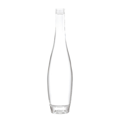 Super Flint Glass 750 ml fles voor Brandy Rum Vodka in zwarte verpakking en materiaal