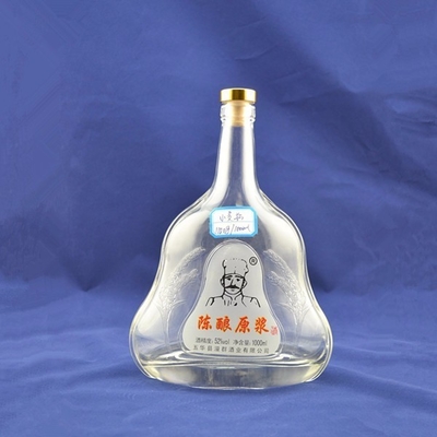 Gepersonaliseerde tequilafles met helder glasmateriaal en snelle verzendtijd 20-30 dagen