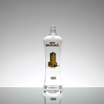Crystal White 500ml 700ml 750ml Super Flint Glas Leeg Rum Duidelijke Liquor Fles Ontwerper