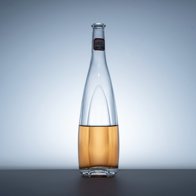 Hoofdmateriaal Super Flint Glas Brandy XO Mini Champagnecilinders met Ahornblad