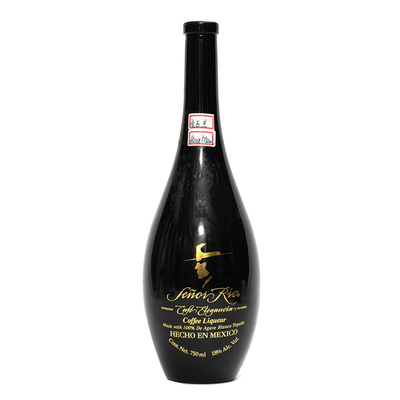 Matte zwarte gin Honing Alcoholische dranken Champagne Fles Glas 250 ml 375 ml 1000 ml
