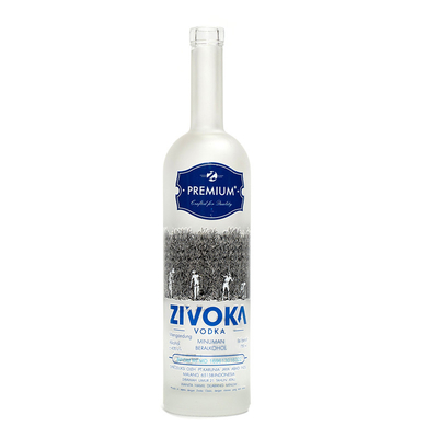 Custom 700ml 750ml glazen fles voor Gin Rum Whiskey Vodka en meer Welkom OEM bestellingen