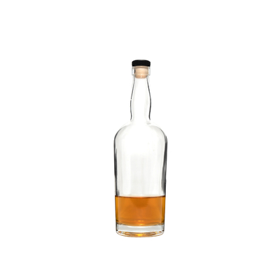 Super Flint aangepast kleurrijk elektroplaat Blauw Glas Tequila Vodka Liquor Fles 1L