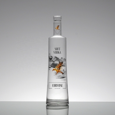 Custom 700ml 750ml glazen fles voor Gin Rum Whiskey Vodka en meer Welkom OEM bestellingen