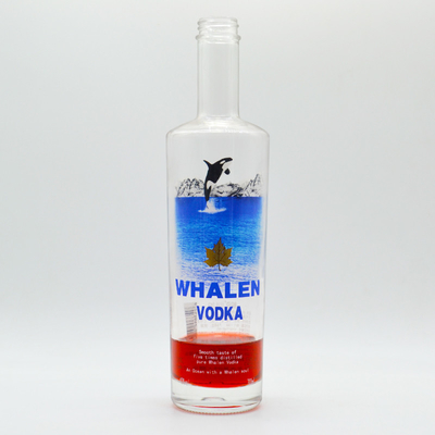 Custom 700ml 750ml glazen fles voor Gin Rum Whiskey Vodka en meer Welkom OEM bestellingen