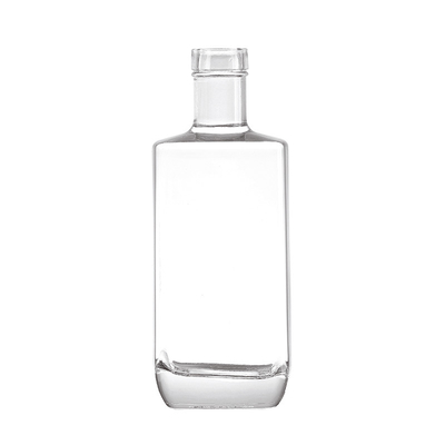 500 ml 700 ml 750 ml vierkante vodkafles in super flint glasmateriaal voor mineraalwater