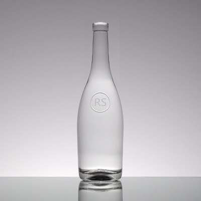 750 ml vierkant Brandy XO Flint Liquor 250 ml Flask Frosted Rum 375 ml Champagne Glasfles Kork