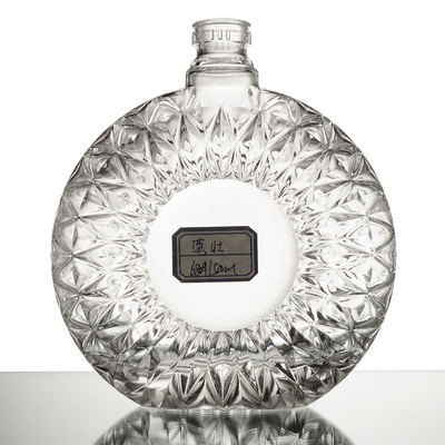 700 ml 750 ml brandy spirit glazen fles met decal/schermdruk/verf/vries