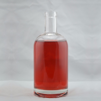 750 ml vierkant Brandy XO Flint Liquor 250 ml Flask Frosted Rum 375 ml Champagne Glasfles Kork